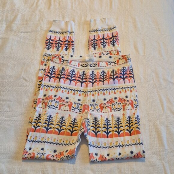 Hanna Andersson girls size 150 or 12 pajama bottoms horse guc for fade - Picture 3 of 4